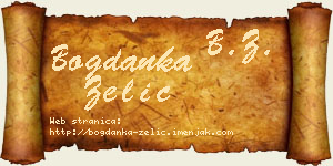 Bogdanka Zelić vizit kartica